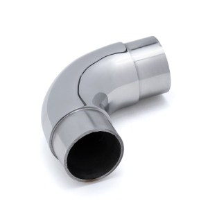 Connettori Moderni in Acciaio Inox a 90 Gradi per Ringhiere di Balconi, Gomiti per Tubi Quadrati/Rotondi, Gradini e Scale Esterne - Product Image 4