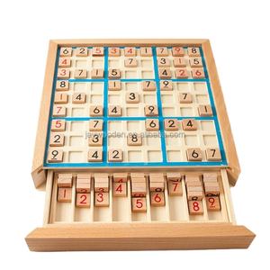 Haute qualité en bois <span class=keywords><strong>Sudoku</strong></span> jeu adulte logique pensée neuf palais <span class=keywords><strong>Sudoku</strong></span> Intelligence jouet pour enfants jeux de <span class=keywords><strong>famille</strong></span> - Product Image 1