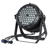 Projecteur LED Par Slim 3W Pleine Couleur 54 Pièces IP33 avec Contrôle Sonore pour KTV, Mariages, Studios de Danse, Éclairage d'Ambiance