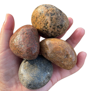 Met De Hand Geplukt Rivierkiezelsteen Voor Tuinmeditatie Stenen Rotstuinpark-Duurzame Buitennatuursteen - Product Image 3