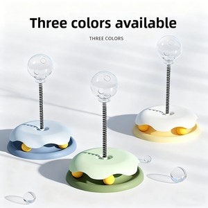 Juguete Interactivo Inteligente para Gatos con Música y Movimiento, Bola de Liofilizado con Resorte para Aliviar el Aburrimiento, Juguete Giratorio Transfronterizo - Product Image 3