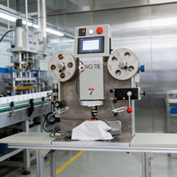 Nouvelle machine d'étiquetage automatique à transfert thermique rouleau-à-rouleau haute efficacité Lingtie LTI-100A1 |   Impression haute vitesse |   100x100mm