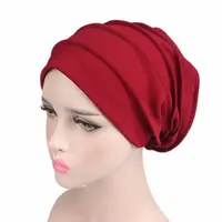Frauen Soft Pure Satin Silk Schlafmütze Nachtschlaf Hut Haarpflege Schals Motorhaube