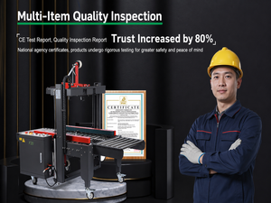 Máquina Selladora de Cajas Ajustable para Empaquetado Automático en las Industrias de Bebidas y Químicos, Tamaño Ajustable - Product Image 5