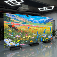 Schermo Pieghevole Mobile per Pubblicità, Insegna Digitale LED con Display Animato per Centri Commerciali