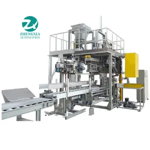 Fábrica 5 kg 10kg 25 kg Máquina de llenado de leche en polvo completamente automática Equipo de embalaje granular de frijol de arroz Máquina de embalaje de bolsas