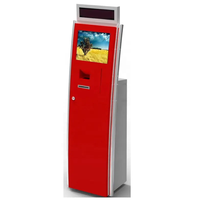 Touchscreen Self Service Betaling Kiosk Contant Deposito Machine 2 Way Valuta Wisselgeld Betalen Bank Kopen Digitale Geldautomaat