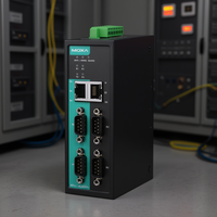 Serveur de périphériques série Moxa NPort IA5450AI T, 4 ports Ethernet, industriel