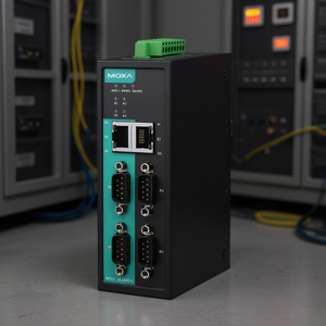 Serveur de périphériques série Moxa NPort IA5450AI T, 4 ports Ethernet, industriel - Product Image 3