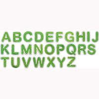 Offre Spéciale : Patchs Lettres Brodés Thermocollants de 1,8 cm de Hauteur pour DIY – Plusieurs Couleurs Disponibles