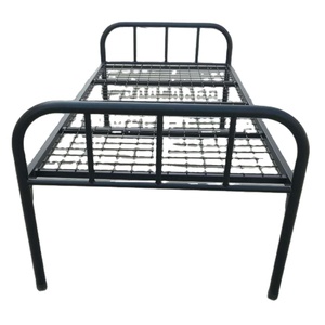 Giường Gấp Nhà Máy Kim Loại Với Giá Nhà Máy Chất Lượng Tốt Nhất Ngang Kim Loại Cầm Tay Duy Nhất Gấp Có Thể Gập Lại Giường Hiện Đại 50Pcs - Product Image 1