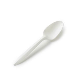 Cucharas, Tenedores, Cuchillos y Platos de Plástico Biodegradable Desechables, Juego de Cubiertos para Fiestas, Vajilla para Restaurantes - Product Image 1