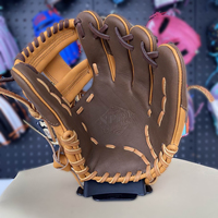 Gants de baseball professionnels en cuir véritable, gants de softball en cuir de vachette japonais, personnalisables