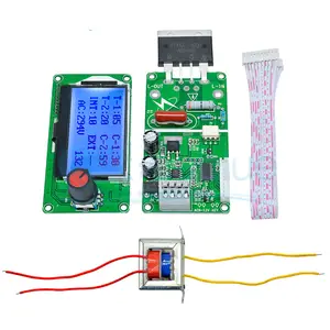 40A 100A Digital LCD Spot Welder Welding Machine Double Dual Pulse Encoder Time Control Weld Module Board Electronic Controller