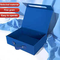 Recycelbare Luxus-Magnetkarton-Geschenkboxen mit Kordelgriff Matt-Laminierung für Verpackungen Individuelles Logo Faltbare Geschenkbox