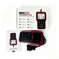 Escáner OBD2 Portátil V302, Lector de Códigos OBDII EOBD, Herramienta de Diagnóstico de Fallas del Motor para Vehículos de Gasolina de 1996 en Adelante