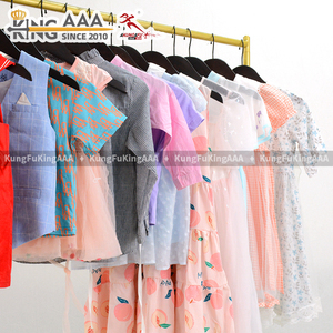 Set gonna usata per <span class=keywords><strong>bambina</strong></span> all'ingrosso, top estivo a maniche corte con gonna abbinata, in cotone, casual, per feste - Product Image 4