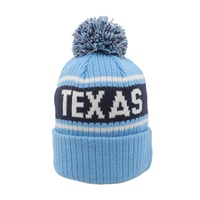Unisex wintermuts met op maat geborduurde pompom, digitaal bedrukt logo, fleecevoering, camouflage, argyle, cartoonprint, fruitprint