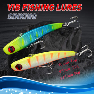 เหยื่อตก<span class=keywords><strong>ปลา</strong></span> VIB สแตนเลสพิมพ์ลายใหม่ สำหรับตก<span class=keywords><strong>ปลา</strong></span>เบส น้ำจืด ตีไกล พร้อมตะขอเกี่ยวแบบ Blood-Groove - Product Image 5