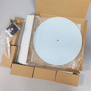 Topjlh Özel Tasarım Süblimasyon Cam Duvar Saati Toptan Satış Ev Dekorasyonu, Promosyon Hediyeleri ve Küçük İşletmeler İçin DIY - Product Image 5