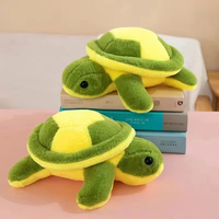 Peluche tortue style mignon en PP, prix usine, et coussin anime en coton doux