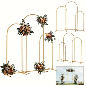 Metall bogenst änder Hochzeits rahmen Bogen Ballon Eisen rahmen Gold Hintergrundst änder DIY Geburtstag Baby party Weihnachts feier Dekoration - Product Image 3