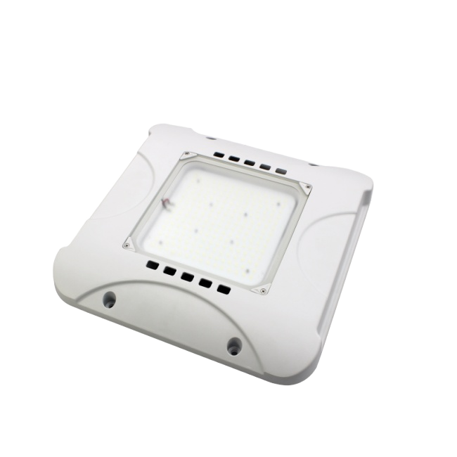 ETL IP65 Waterproof Indoor Outdoor 100-240W LED Canopy Lights 140lm/w Gas Station Carpot Surface Mount LED Canopy Lights