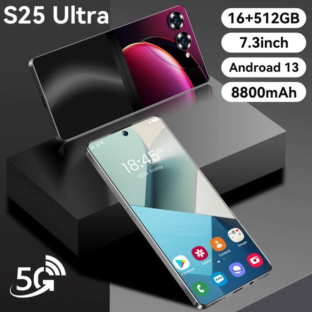 Hot Selling Original S25 ULTRA 6.5 Inch 2GB+16GB 2MP+13MP Big Screen Cellphone Smartphone Mobile Cheap Cell Phone