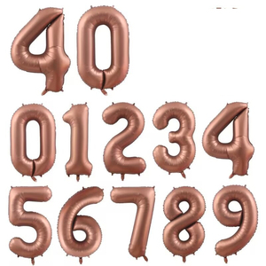 16 pollici 32 pollici 40 pollici oro rosa numero lettera foil balloons <span class=keywords><strong>elio</strong></span> riempimento di compleanno <span class=keywords><strong>palloncini</strong></span> - Product Image 4