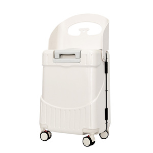 <span class=keywords><strong>Valise</strong></span> à main rigide Bagages pour enfants Siège enfant Bagages à ouverture frontale avec bouchon à roues Valises de luxe - Product Image 4