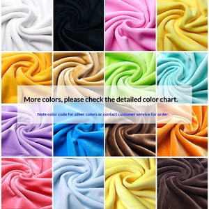 Tissu Brocart Super Doux en Velours Élastique 95% Polyester 5% Spandex Tricoté Extensible dans les <span class=keywords><strong>Quatre</strong></span> Sens Effet Renard Argenté pour Poupées et Jouets en Peluche - Product Image 1
