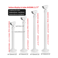 Support de montage au plafond mural d'usine en Chine pour accessoires de caméra de sécurité CCTV Support d'extension de support IP en aluminium Support PTZ