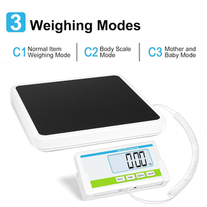 Báscula de piso de grado médico profesional 660lb/300kg x 10g/20g/50g de pesaje para médicos Oficina <span class=keywords><strong>Weight</strong></span> Watcher Gym Clinic School - Product Image 2