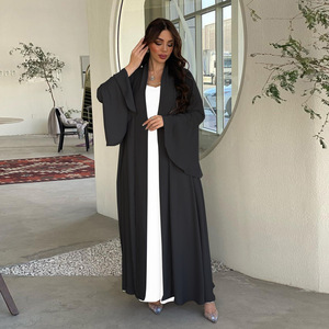 Nouvelle robe modeste de luxe faite à la main à Dubaï, dégradé multicolore, robe musulmane pour femmes, <span class=keywords><strong>cardigan</strong></span> ample - Product Image 4