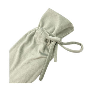 Long sac à eau chaude en fausse fourrure 2L avec housse polaire pour bouillotte en caoutchouc BS fabrication - Product Image 2