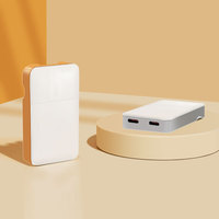 Chargeur rapide pour téléphone 65W ultra fin GaN double Type-C PD 3.0 avec prises pliables pour ordinateur portable, téléphone portable, montre connectée, écouteurs
