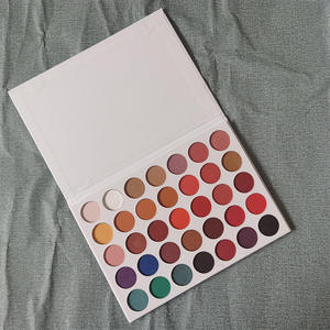 Palette di ombretti opachi con perle personalizzate per trucco impermeabile colorato <span class=keywords><strong>all</strong></span>'ingrosso 35 colori per le <span class=keywords><strong>donne</strong></span> - Product Image 6