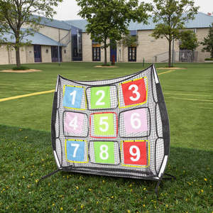 Filet de lancer de disque volant à neuf numéros de grille de jeu de parc extérieur durable pour l'entraînement pratique - Product Image 6