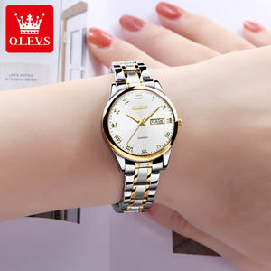 Montres à quartz classiques lumineuses pour femmes, de haute qualité, de luxe, personnalisées, OEM, mode, cadeau d'affaires, 5568 - Product Image 2