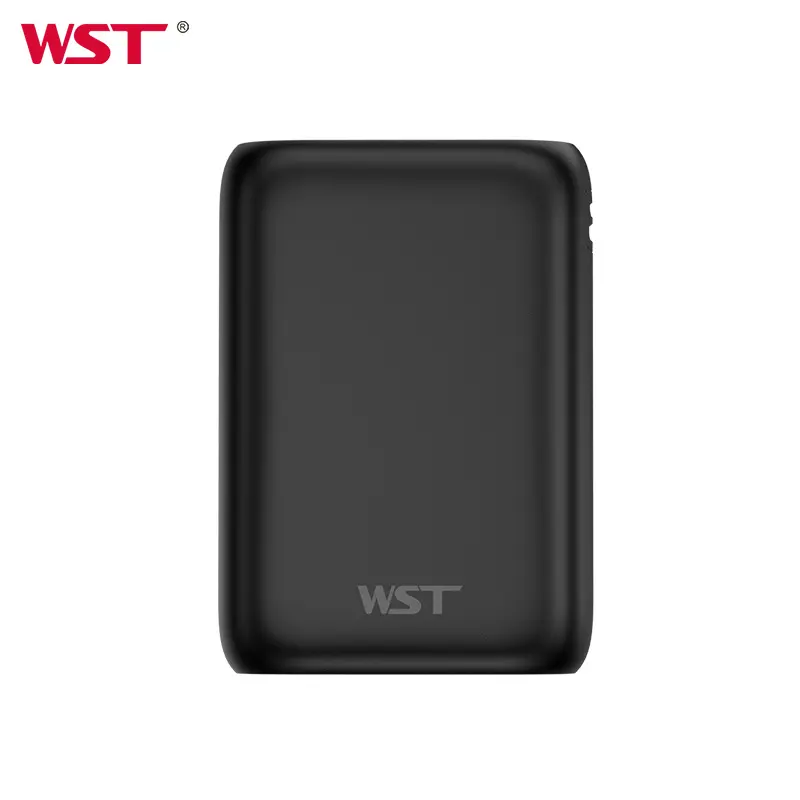 WST 과충전 보호 10000mah 배터리 충전기 미니 고속 충전 Powerbank 10000mah DC 전원 은행 모바일