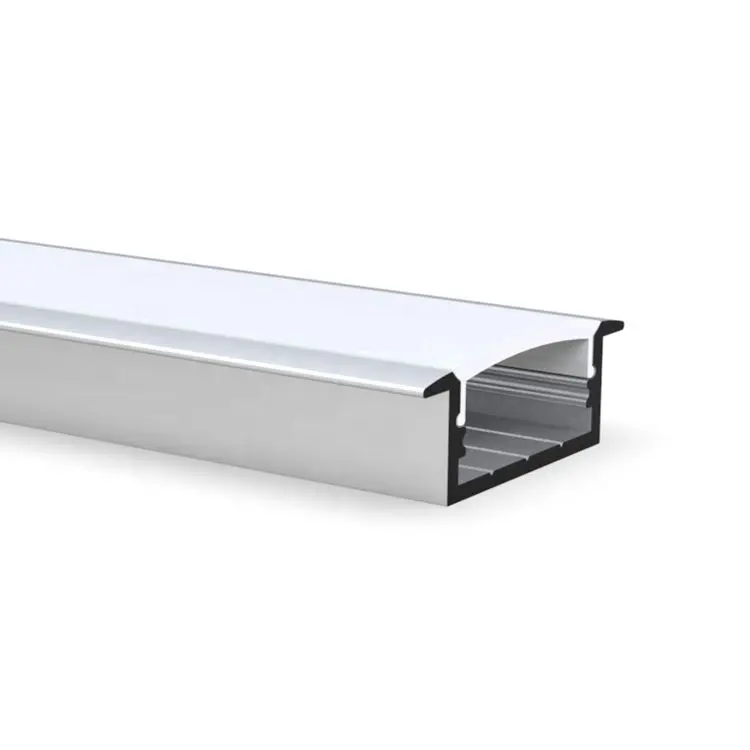 Bande aluminium LED encastrée qualité OEM, profil carré, nouveauté