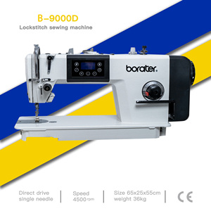 <b>Portable</b> Small Industrial <b>Sewing</b> <b>Machine</b> Single Needle Direct Drive Motor for Garment Factory B-9000D - Product Image 4