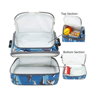Sac isotherme à lunch personnalisé à deux étages sac isotherme pour enfants sac à lunch pour enfants boîte à lunch isotherme