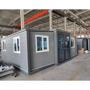 Casa de contenedores expandible móvil moderna prefabricada grande de 40 pies y 20 pies, 2 dormitorios, acero ligero, Instalación rápida, uso en hoteles y centros comerciales - Product Image 4