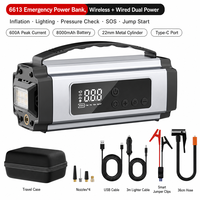 Démarreur de batterie portable robuste et compresseur d'air combinés, gonfleur intelligent sans fil pour SUV/voiture – Prix usine