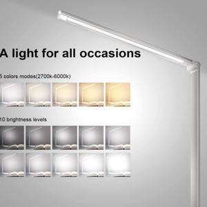 Nouvelles lampes de table LED modernes de luxe, 5 températures de couleur, gradation progressive, lampe de bureau pour l'étude avec fonction de minuterie - Product Image 4