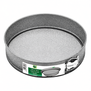 แม่พิมพ์เค้กเหล็กเคลือบสารกันติดพร้อมสายรัดสปริงฟอร์ม (18 ซม.) BAKEWARE PETRAVERA สีเทา AP000048 - Product Image 2