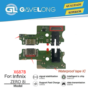 Điện thoại di động sạc cổng cho Infinix Zero 8i x687b bán buôn điện thoại di động sạc cổng board <span class=keywords><strong>USB</strong></span> sạc sạc cổng tùy chỉnh - Product Image 2