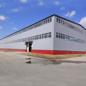 Taller Cobertizo barato de almacenamiento al aire libre hogar estructura de acero pasillo casa prefabricada envío gratis - Product Image 3