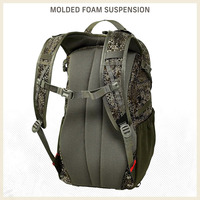 Sac à dos tactique de sport vert personnalisé pour homme avec fermeture éclair et doublure en polyester pour le camping et la randonnée